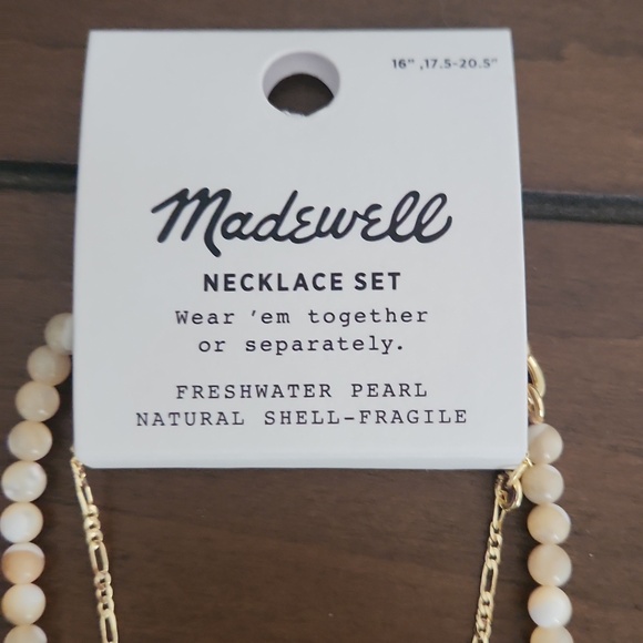 Madewell Two-Pack Shell Necklace Set - Picture 3 of 6